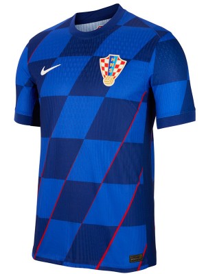 Croatia maglia da trasferta uniforme da calcio seconda divisa da calcio da uomo top maglia sportiva Coppa Euro 2024